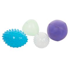 Pelotas sensoriales con distintas formas y texturas (4) - Tickit