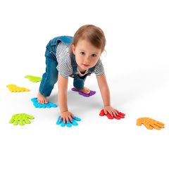 Pies y manos sensoriales texturizados de colores (8) - Soft BiBi