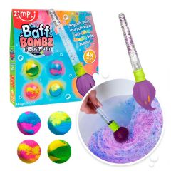Pincel mágico con 4 bombas de baño - Zimpli Kids
