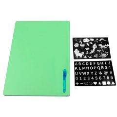 Pizarra flourescente para pintar con luz A3 - PintaFluo