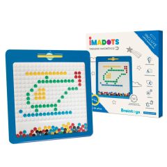 Pizarra magnética con tarjetas Imadots 31 x 31 cm - Braintoys