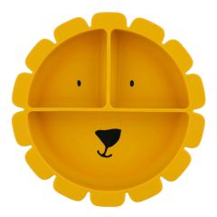 Plato de silicona con compartimentos león - Trixie