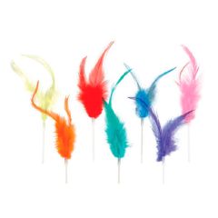 Pluma pequeña doble 16 cm
