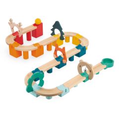 Mi primer circuito de bolas de madera - Janod