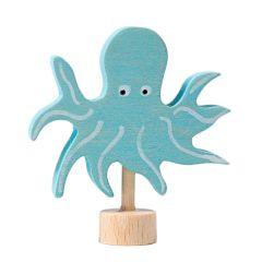 Figura pulpo de madera para calendario anual circular y para espiral - Grimm's