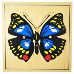 Puzle de madera mariposa - Montessori