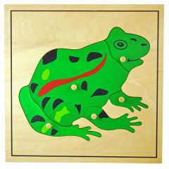 Puzle de madera rana - Montessori