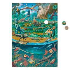 Puzle de dinosaurios Age of Dinosaurs 100 piezas - Londji