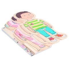 Puzle de madera anatomía masculina 5 en 1 - Beleduc