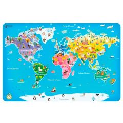 Puzle mapamundi 48 piezas - Classic World