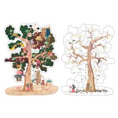 Puzle reversible primavera y otoño My Tree 50 piezas - Londji