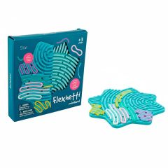 Puzle sensorial con 10 tiras de silicona Flexhetti Star - Miniland