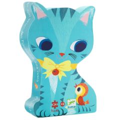Puzle silueta Gato Pachat 24 piezas - Djeco
