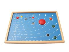Puzle de madera con marco Planetas Sistema Solar - Montessori