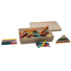 Regletas cuisenaire de madera en caja (126) - Wissner