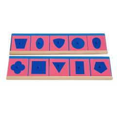 Set 10 resaques metálicos con 2 stands de madera - Montessori