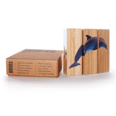 Rompecabezas 3 bloques de madera Animales marinos - Nowordbooks