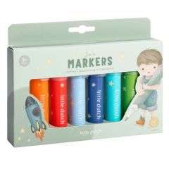 Rotuladores gruesos de colores Jim - Little Dutch