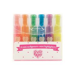 Rotuladores mini fluorescentes (6) - Djeco