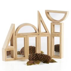 Bloques de madera espejos (10) - Guidecraft