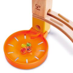 Bases de plástico naranjas para circuitos de canicas (2) - Hape