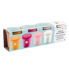 Botes de plastilina Sweet (4) - Djeco