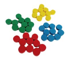 Fichas para clasificación de colores (40) - Montessori
