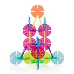 Piezas redondas para construir Interlox (96) - Guidecraft