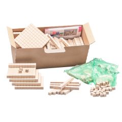 Set de base 10 de madera 432 piezas - Wissner