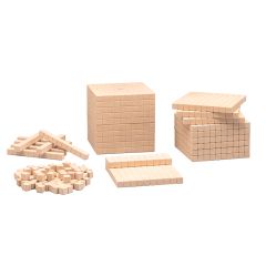 Set de base 10 de madera 121 piezas - Wissner