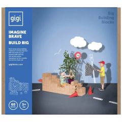 Bloques de construcción de cartón XXL (60) - Gigi