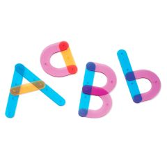 Set para construir letras con piezas translúcidas - Learning Resources
