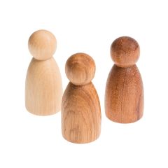 Muñecos Nins® de madera natural (3) - Grapat