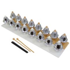 Set de campanas en base de madera - Montessori