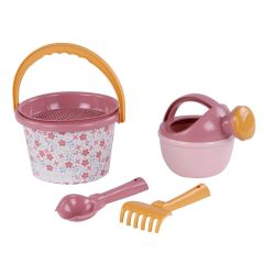 Set de playa rosa con flores - Little Dutch