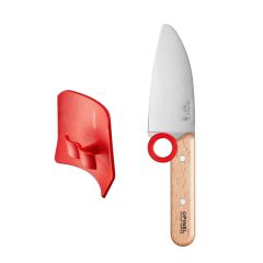 Set Le Petit Chef para niños: cuchillo y protector - Acero inoxidable - Opinel