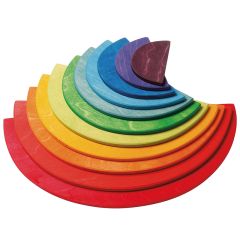 Semicírculos de madera colores arcoíris (11) - Grimm's