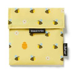 Bolsa reutilizable de tela Bee Snack'n'Go Animals - Roll'eat
