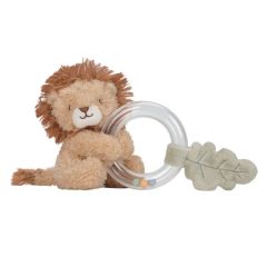 Sonajero león de peluche con anillo Safari Friends - Little Dutch