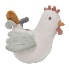 Sonajero tentetieso balanceante de peluche Gallina - Little Dutch