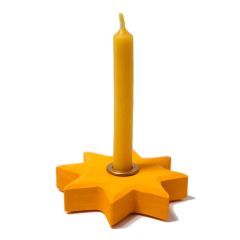 Soporte de madera estrella para figuras y velas - Grimm's