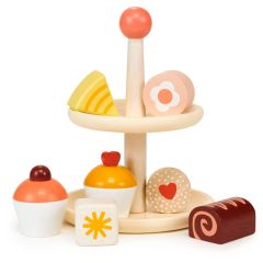 Stand con 7 dulces de madera - Mentari