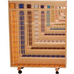 Gabinete de madera para perlas vacío - Montessori