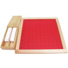 Tablero de madera Pitágoras - Montessori