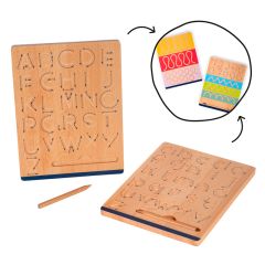 Tablas de madera para grafomotricidad reversibles Educate (2) - Small Foot