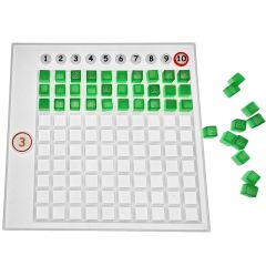 Tablero de multiplicar Montessori translúcido - Sumando Momentos
