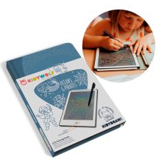 Tableta o pizarra de dibujo y escritura portátil Kidydraw Mini Piratas - Kidywolf