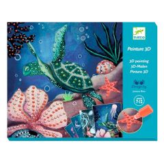 Taller de pintura 3D Mundo submarino - Djeco