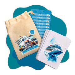 Tarjetas 8 idiomas Pequeños ciudadanos: Transportes y seguridad vial (30) - Emeteca Kids