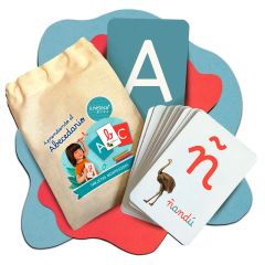 Tarjetas Aprendiendo el abecedario: Español (27) - Emeteca Kids
